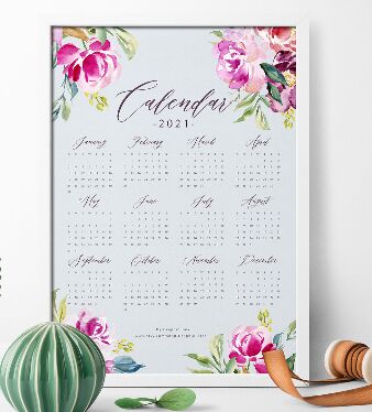 Printable 2021 Calendar PDF