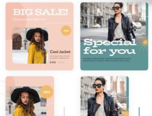 Instagram Post Story Carousel Templates Figma