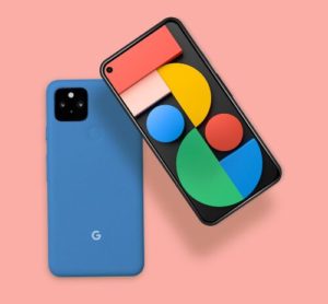 Google Pixel 5 PSD Mockup