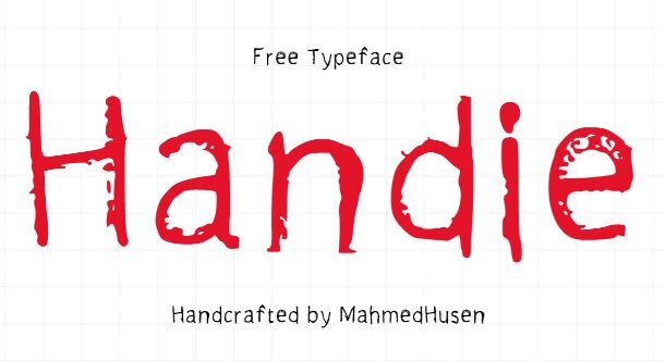 Handie Handcrafted Typeface