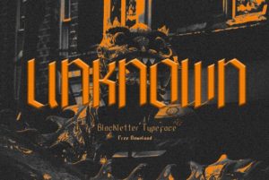 Unknown Black Letter Typeface