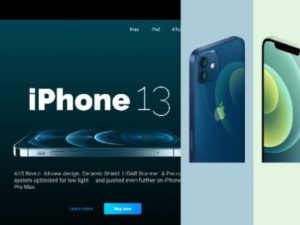 iPhone 13 Landing Page Figma Template