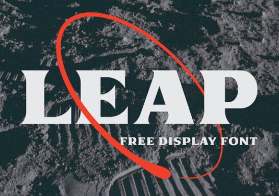 Leap Display Font