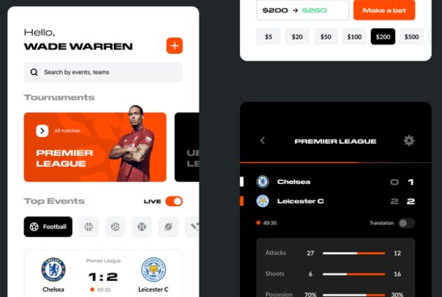 Betting Mobile App Concept Figma