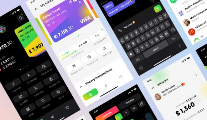 Clean Banking App UI Concept Figma