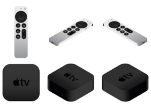 Apple TV 4K 2021 Mockup & Icons Vector