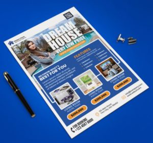 Real Estate Flyer Design Template PSD