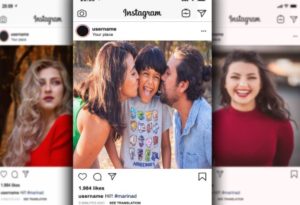 Fully Editable Instagram PSD Mockup