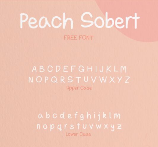 Peach Sorbet Handwritten Font