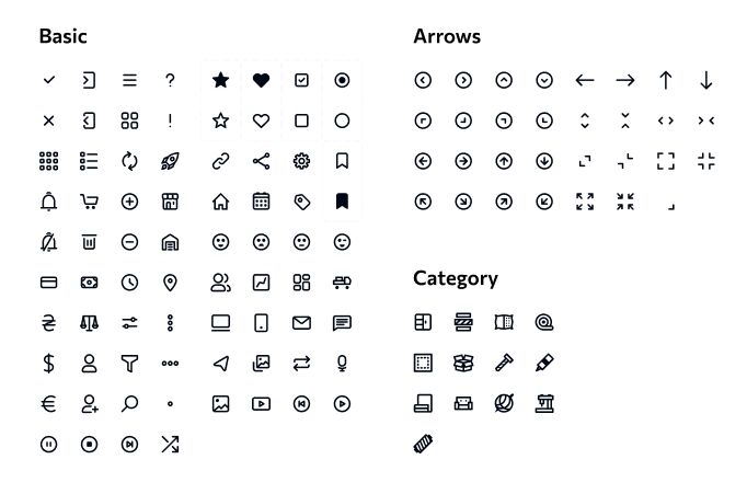 330 Pixel Perfect Icons (3 Styles)