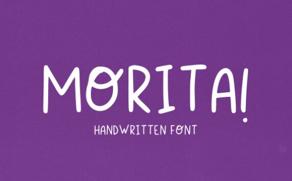 Morita Handwritten Font