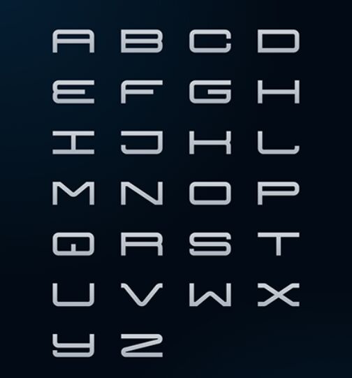 Futuria Vector Alphabet