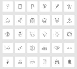 50 Holiday Icons In Figma