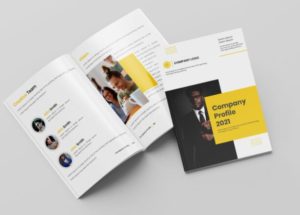 Company Profile Brochure Template Vector