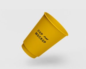 Plastic Cup PSD Mockup