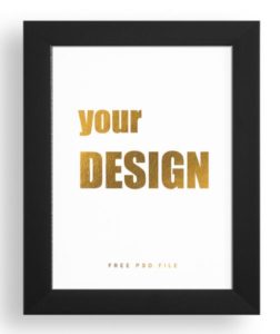 Minimal Wall Frame PSD Mockup