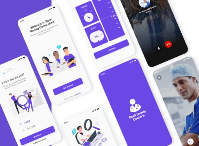 Doctor Appointment Mobile UI Kit