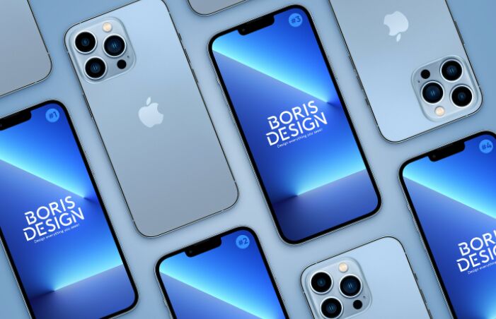 Realistic iPhone 13 Pro Max Mockup