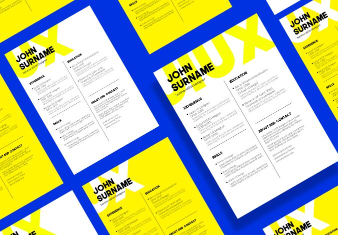 5 Resume CV Figma Templates