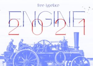 Engine Display Font