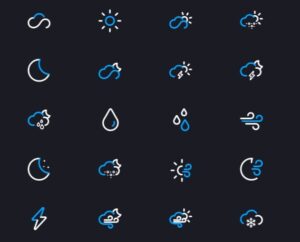 22 Weather Icons Figma