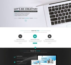 Corporate Business PSD Web Template