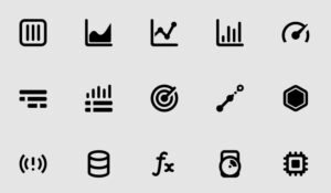 24px Rounded Monitoring Icons Figma