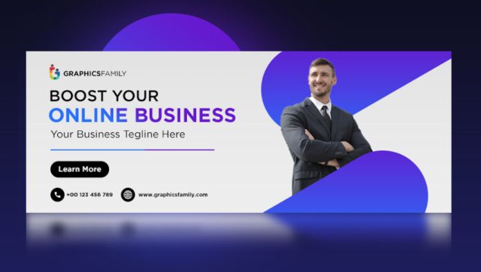 Business Facebook Cover Template PSD