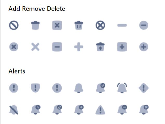 500+ Flat Style Icons