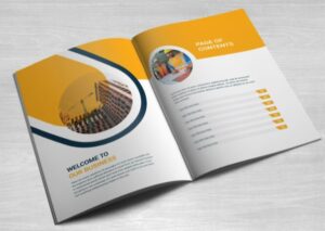 Construction Company Profile Brochure Template