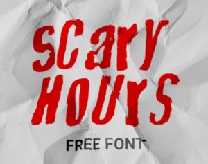 ScaryHours Font