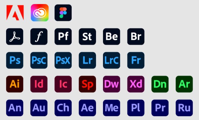 Adobe App Icons Pack Figma