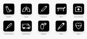 10 Healthcare Icons Figma