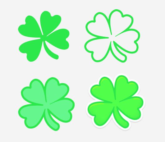 Free Saint Patrick's Day Shamrock Icons Figma - TitanUI