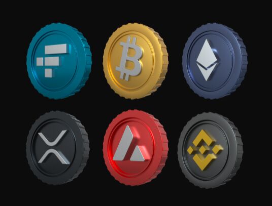 9 Crypto 3D Icons Figma