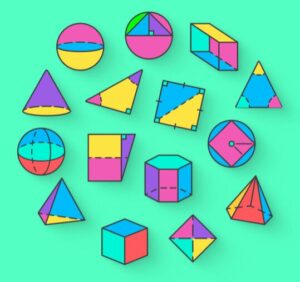 3D Vector Geometric Shapes Figma