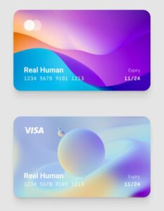 Minimal Editable Credit Card Mockup Figma