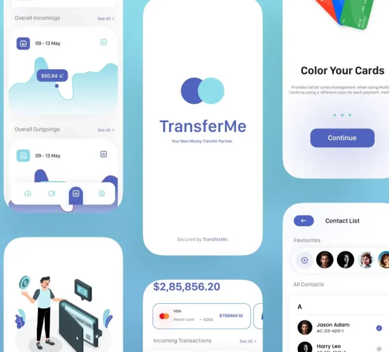 Money Transfer App UI Kit