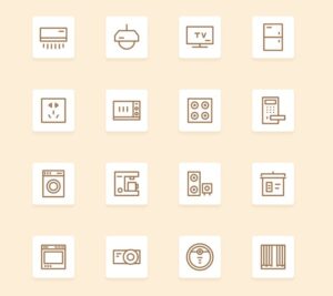 16 Smart Home Icons Figma