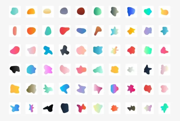 Abstract Blob Shapes Pack Figma