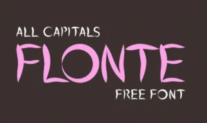 Flonte Capital Font