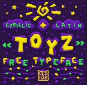 TOYZ Cartoon Typeface