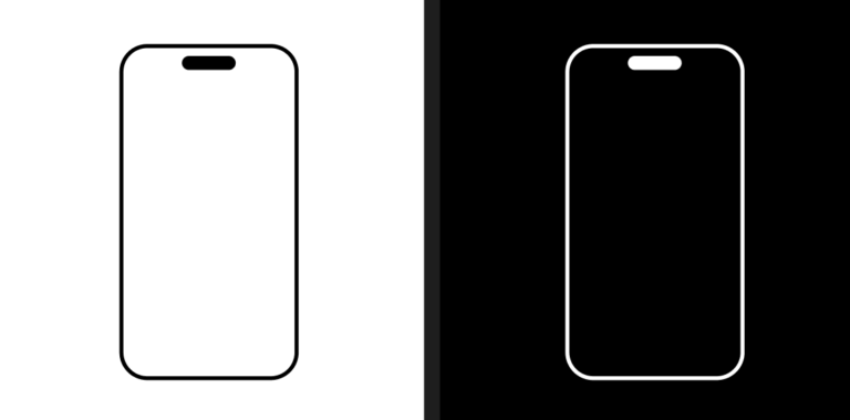 Minimal iPhone 14 Pro Icon