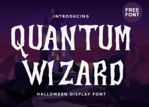 Quantum Wizard Halloween Font