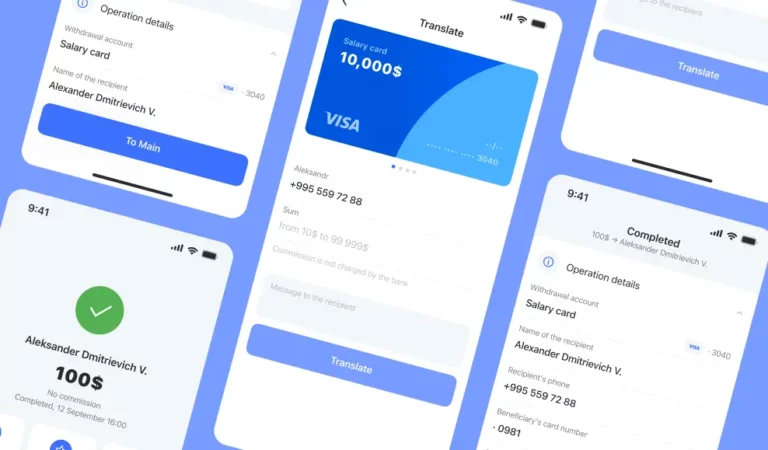 Minimal Banking Money Transfer App Design Figma