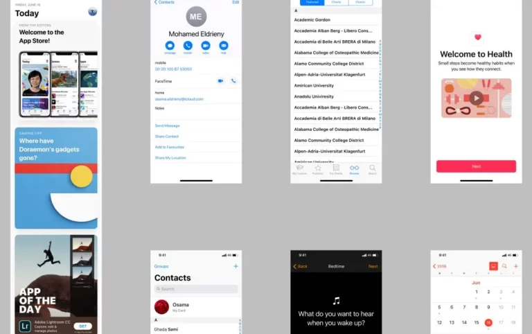 iOS 12 GUI Kit Figma