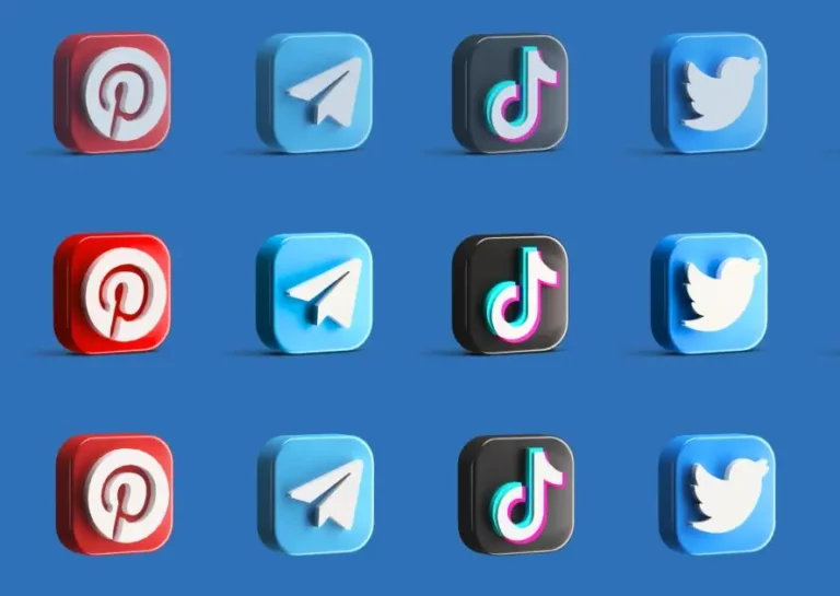 3D Glossy Social Icons Figma