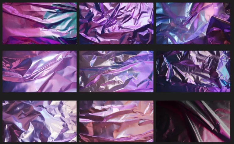 10 Paper Chrome Backgrounds Figma