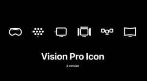 Apple Pro Vision Icons Figma