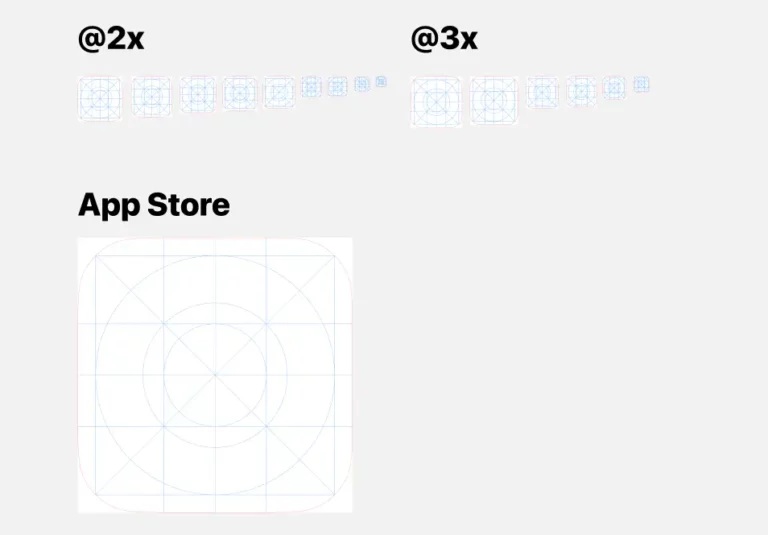 iOS 17 & iPadOS 17 App Icon Production Templates